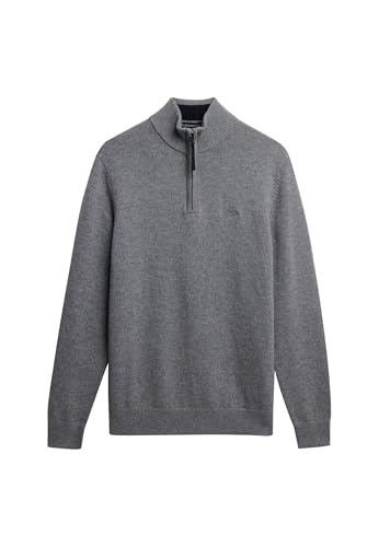 Superdry Wool Blend Half Zip Sweater Men