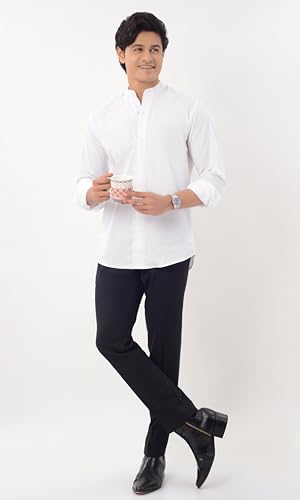 Image of Men's Solid Slim Fit Shirt