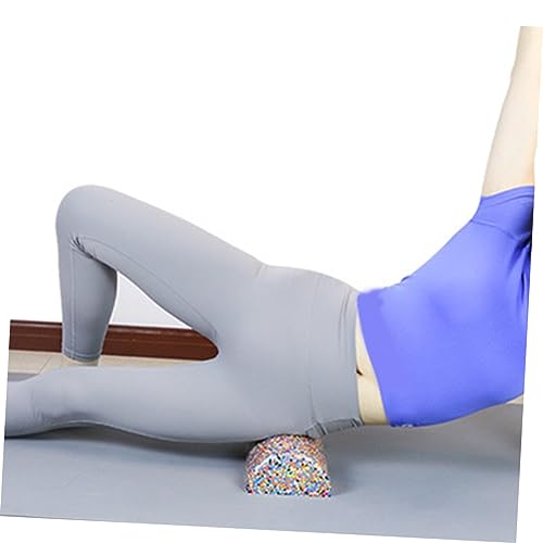 GALPADA Rodillo semicircular de alta densidad para relajación muscular, herramienta de masaje de media espuma para yoga y terapia de tejido profundo, ligero y portátil, entrenador de equilibrio y flexibilidad miniatura 2