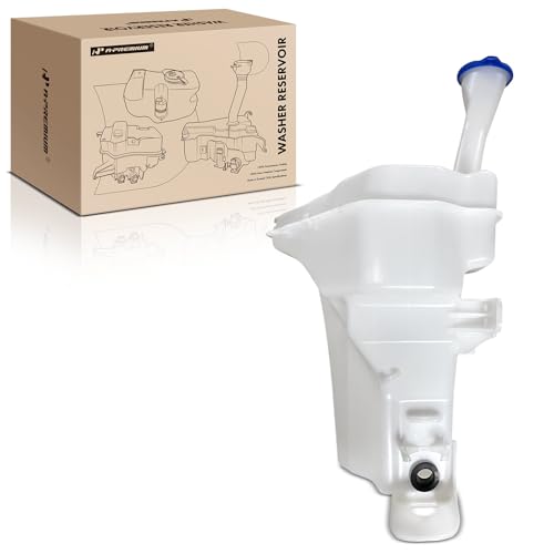 A-Premium Windshield Washer Fluid Reservoir Tank Assembly Compatible with Hyundai Elantra 2014 2015 2016 - with Cap & Bracket & Filler Neck, Built in USA