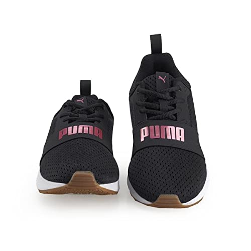 Tênis Puma Wired Run Wns Bdp, Puma, Feminino, Preto/Vermelho/Branco, 39