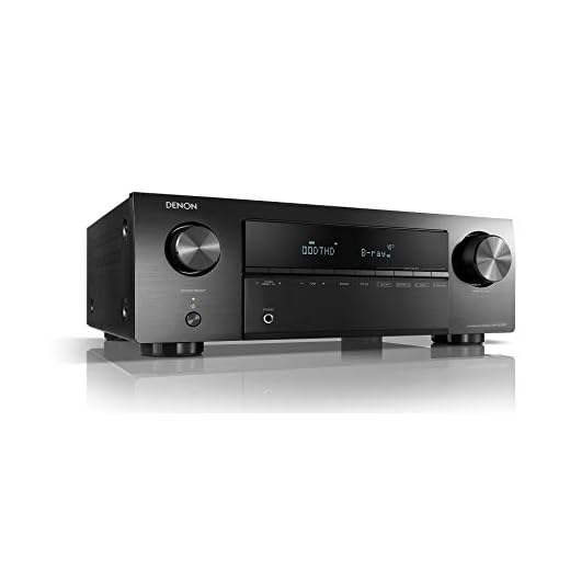 Denon AVR-X250BT Receptores de áudio/vídeo de alta definição, cor preta