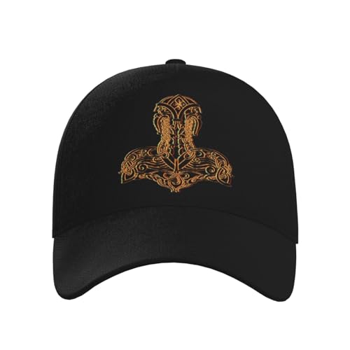 Viking Hammer Norse Baseball Hats for Men and Women - Classic Adjustable Hats2