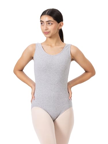 IKAANYA Girls Tank Scoop Neck Leotard or Bodysuit - Ideal for Bal...