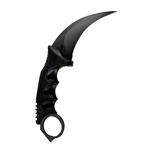 Milaloko Karambit Trainer Knife Without Cutting Edge Karambit Practice Training Knife with Sheath for Beginner 100% Safe Trainer Tool