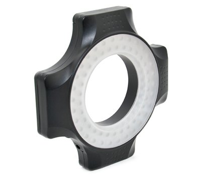 JJC 60-częściowy w pełni ściemnialny makro LED – do soczewek z gwintem 49 mm, 52 mm, 55 mm, 58 mm, 62 mm, 67 mm