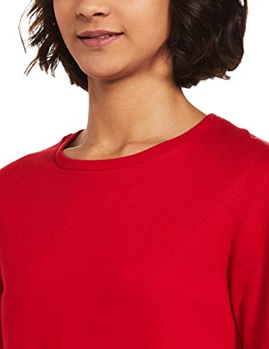 Image of Women's Cotton Round Neck Pullover Sweater