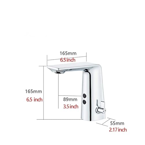 Grifos de baño de cobre con sensor táctil inteligente para lavabo 2