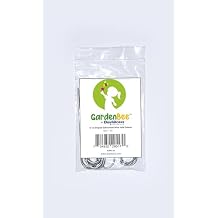 GardenBee 6" Landscape Hold Down Staples | Corrosion Resistant Stainless Steel | Drip Irrigation Tubing Hold Downs | Secure Weed Barrier Fabric Hold Down | Garden Stakes Galvanised Steel, 10