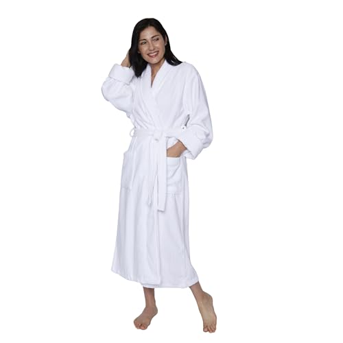 Mansfield, Unisex Classic Terry Velour Shawl Collar Spa Robe