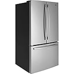 GE GNE27JYMFS 36" French Door Refrigerator with 27 cu. ft. Total Capacity Energy Star LED Lighting Internal Water Dispenser Spill-Proof Shelves in Fingerprint Resistant Stainless Steel - Image 2