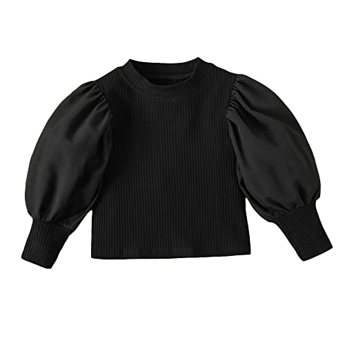 Image of Hopscotch Girls Black Solid Top And Pant Set