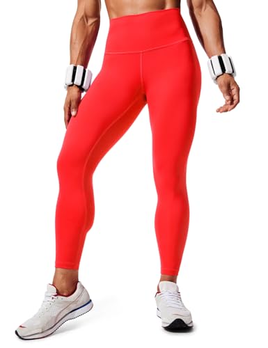 Image of CRZ YOGA Women's Hugged Feeling Compression Leggings 28 Inches - High Waist Workout Leggings
