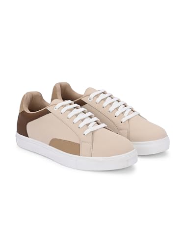 Image of Centrino Women's Casual Sneaker | Casual Colorblock Lace-Up Shoes with Soft Cushion Insole | Lightweight, Comfortable Low-Top Fashion Sneakers for Everyday Wear (7608)