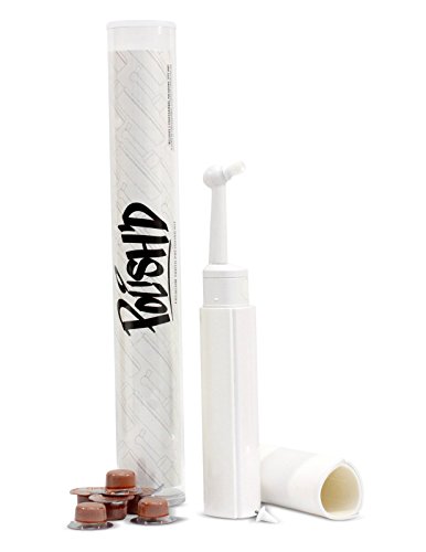 POLISH'D Premium Tooth Polishing Kit w/Professional Strength Polish - ORANGE (Medium Grit)