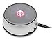 ASENTE 4 LED Rotating Display Stand - Glass Sculpture Light Base and Lighted Base for Glass Art - Light Display Base - LED Display Base w/ Color Changing Lights