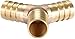 XYWHPGV 14 mm ID Brass Barb Splicer Fitting, Y-Shape 3-Way, Barb Hose Connection Air Gas Water Fuel, T-piece with Barb, Pack of 2 (61e90 261dd 92f75 6aa74 bef9a 262b5