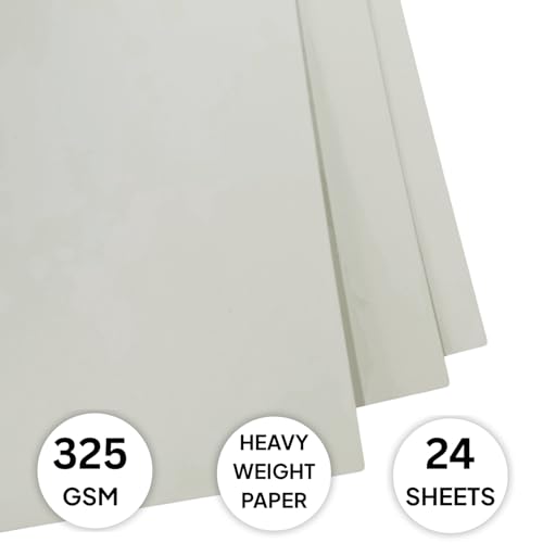 Image of Zen Sangam Artists' A5 Heavy Weight Mixed Media Glued Sketch Paper Pad - 325GSM, Hot Pressed - 24 Sheets - Smooth Texture Surface (14.8x21cm) For Heavy-body Paints, Calligraphy and Brush Pen Lettering