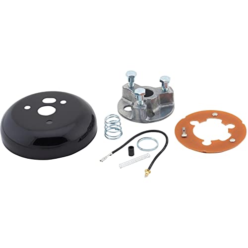 3-Bolt Steering Wheel Adapter for 1969-94 GM Applications Ididit Flaming River: Standard Bolt Pattern Includes Cover Spring Spacer Plunger Lead Wire & Bolts 2-3/8 I.D. 2-15/16 O.D. Adapter