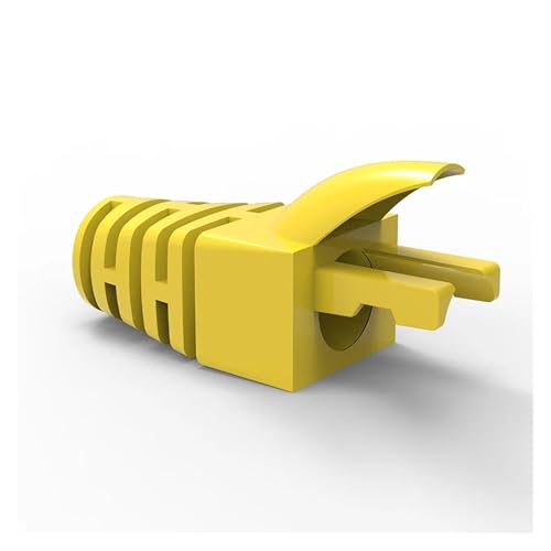 Manchons RJ45 Cat6 jaunes anti-rupture pour fiches de câble réseau
