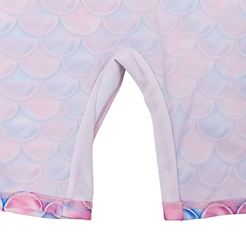 TFJH E Girls Swimsuit 3-10 Years UPF 50+ UV One Piece Swimwear with Zipper