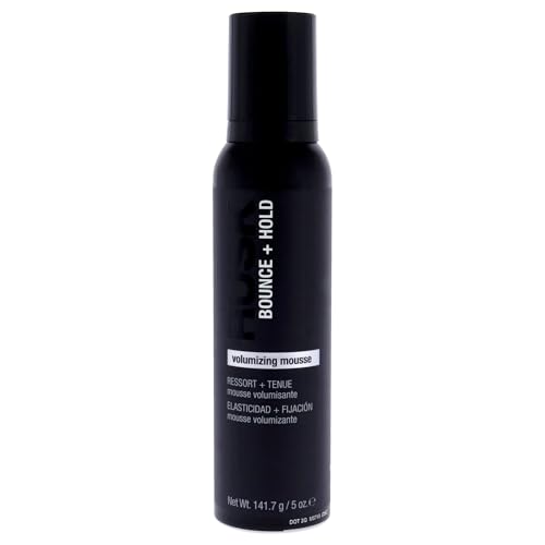 RUSK Volumizing Mousse, Bounce + Hold, Builds Long Lasting Volume, Increases Softness, Body, and Shine, 5 oz