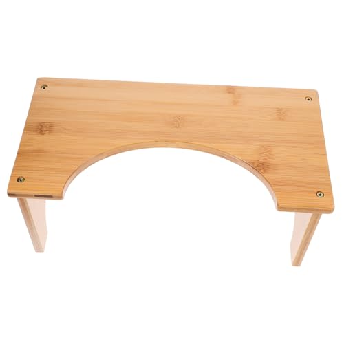TEMPNAP 竹製滑り止め付きトイレスツール 快適なしゃがみ姿勢補助 抗菌耐久素材 家用便座足置き台 男女兼用浴室踏み台