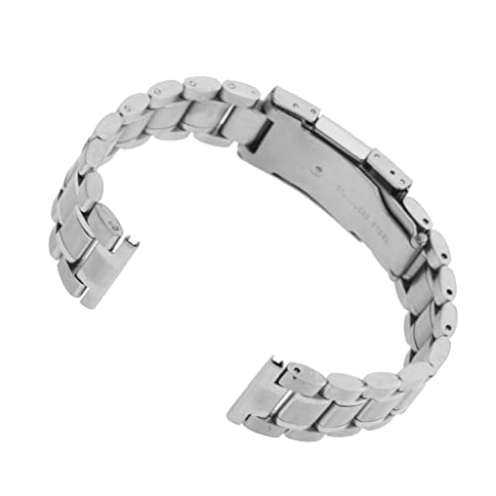 18mm Luxury Stainless Steel Clasp Wrist Watch Band Strap