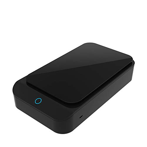 Hinyx Smart Phone UV Sanitizer, Portable UV Light Cell Phone Sterilizer Multifunctional Cleaner Disinfector for iPhone Android Smartphone Toothbrush Salon Tools Jewelry Watch