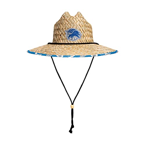 Image of NFL Team Logo Americana Floral Lifeguard Beach Straw Sun Hat