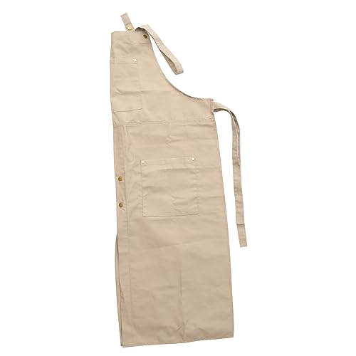 Tablier de potier en toile kaki Homoyoyo de la cuisine à l'atelier de poterie