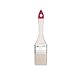 HARDY WORKING TOOLS Flachpinsel-Set 3-teilig, Breite 1 Zoll, 1.5 Zoll, 2 Zoll, Malerpinsel Set mit Holzgriff, Lackierpinsel 3PCS, Serie *30*, A0280-030100, Rot, 1 / 1.5 / 2 Zoll