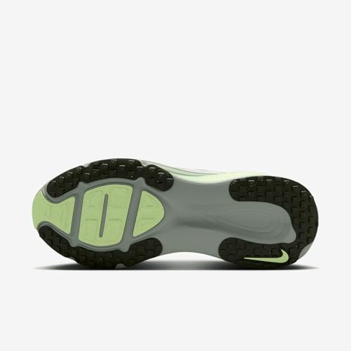 Nike Vomero 18 Men's Road Running Shoes (HM6803-002, Light Silver/Barely Volt/Dusty Olive/College Grey)2