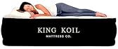 King Koil Luxury Twin Air Mattress with Built in Pump, 20” Double High Twin Size Premium Airbed, Inflatable Blow Up Mattress, Waterproof, 1-Year Warranty