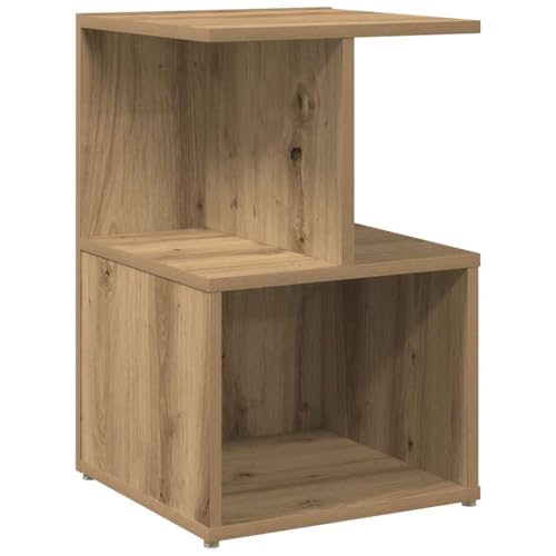 vidaXL Nachttisch Artisan-Eiche 35x35x55 cm Holzwerkstoff, Nachtschrank, Betttisch, Beistelltisch, Bettschrank, Beistelltisch für Schlafzimmer
