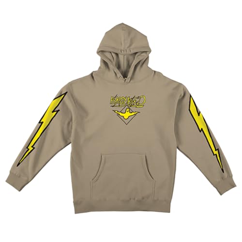 Kro​oked Bird Lightning Sleeve Hoodie/Sweatshirt L-Sand