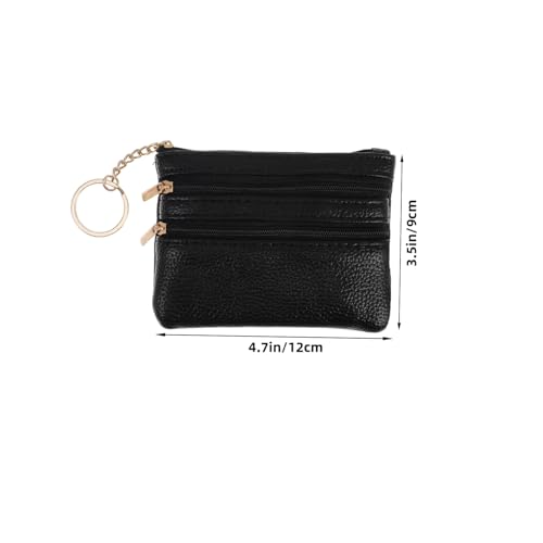 Women's Small Wallet Coin Pouch Zipper Pouch Wallet Driver's License Key Holder Compact Minimalist Design2