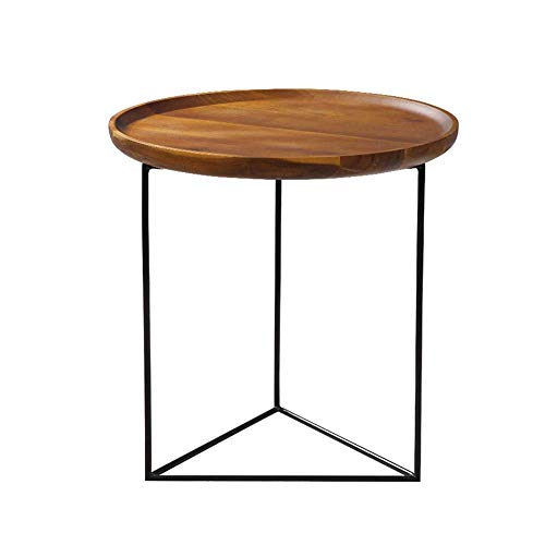 CHENJIU Wooden Top Living Room Office Sofa Small Coffee Table, Black M CHENJIU Wooden Top Living Room Office Sofa Small Coffee Table, Black M