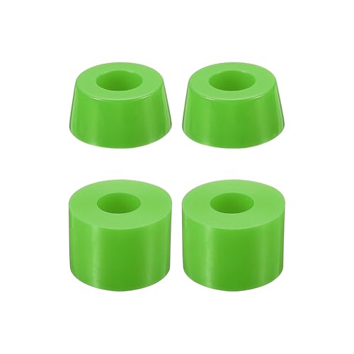 PATIKIL Skateboard Bushings, 2 Set 90A PU Long-Board Truck Bushings Rebuild Kit for Skateboard Parts, Green