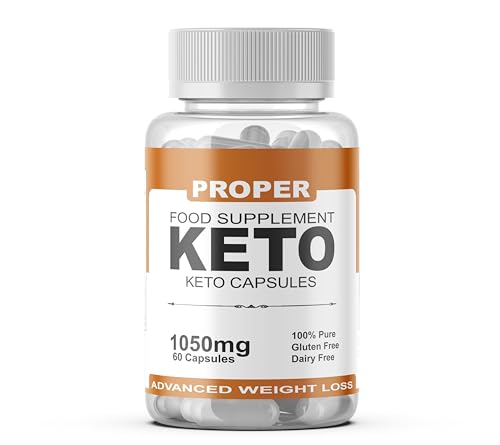 Proper Keto - Natural Weight Management - 60 Capsules - Vegan,Support for Men & Women - 1 Month Supply - Supplement Heaven