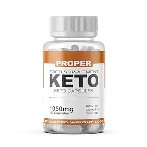 Proper Keto – Natural Keto Support for Weight Management, Vegan Capsules with Apple Cider Vinegar & Green Tea, Support for Men & Women, 60 Capsules, Slim Warriors