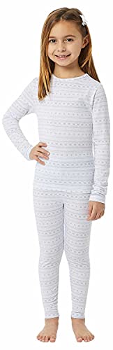 32 DEGREES Kid's Heat Base Layer Set (Medium, Frozen Snowflake)