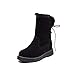 Schnee-Stiefel Winter-Wasserdichtes Schnee- Komfortable Plüsch Warm Ankle Boots Fashion Boots Outdoor Wandern Arbeitsschuhe Damen,Schwarz,35