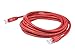 AddOn 1ft RJ-45 (Male) to RJ-45 (Male) Straight Red Cat6 UTP PVC Copper Patch Cable - 11.81" Category 6 Network Cable for Network Device - First End: 1 x RJ-45 Male Network - Second End: 1 x RJ-4