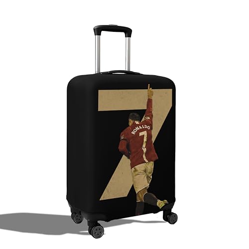Image of WanderWraps Spendex Polyester Protective Luggage Cover | Hard Luggage Trolley Bag Cover | Washable | Dust Proof | Stretchable | M - 24 inch | The Finisher