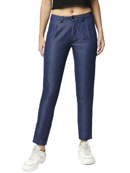 Image of HIGH STAR Women's Slim Jeans (WDATRS723 Blue 28)