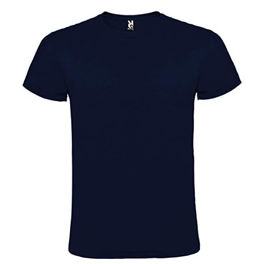 ROLY R6424 Atomic 150 Camiseta Manga Corta Camiseta Hombre Algodón (Pack de 10), azul navy, L