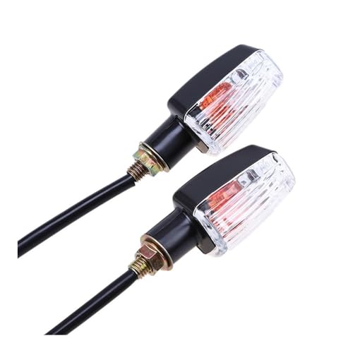 Luz intermitente transparente universal para moto y lámpara de señalización de 12V