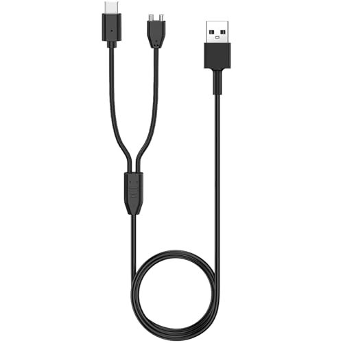 Lettou Charger Replacement for Delupet/Yawpet/Jugbow Dog Training Collar and Remote 2-in-1 Magnetic Charging Cable Cord 1 Pack