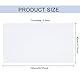 BENECREAT 100x40 cm/39.37x15.75 Zoll PVC-Fotohintergrund, Mattweißer PVC-Vinyl-Fotohintergrund Für Produktvideofotografie Im Fotostudio